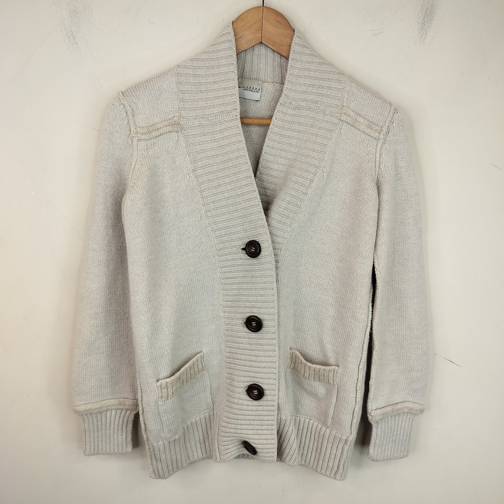 Lorena Antoniazzi Wool Mohair Cardigan Sweater XS / Small Womens Quiet Luxury